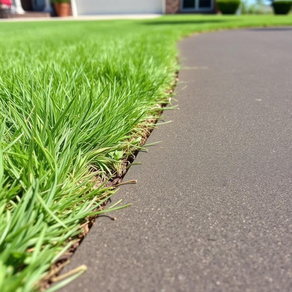 Crisp lawn edge along a driveway in Rockledge, FL